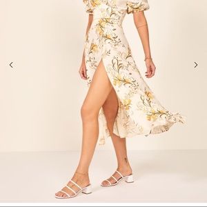 Reformation - White Sandals